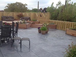 Keramische Tuintegels